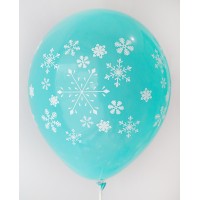 Tosca Snow Flakes Printed Balloons